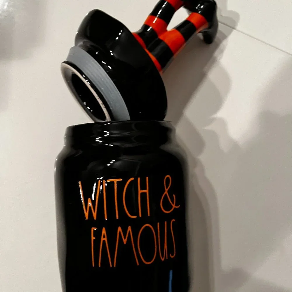 Halloween Rae Dunn Witch Canister‎ New Holiday Decor Cookie Jar (hol/x/new)